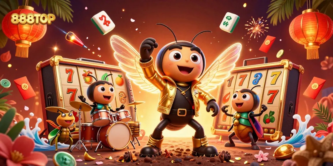 Experience the thrill of gambling with 888TOP's dynamic casino characters and elements.