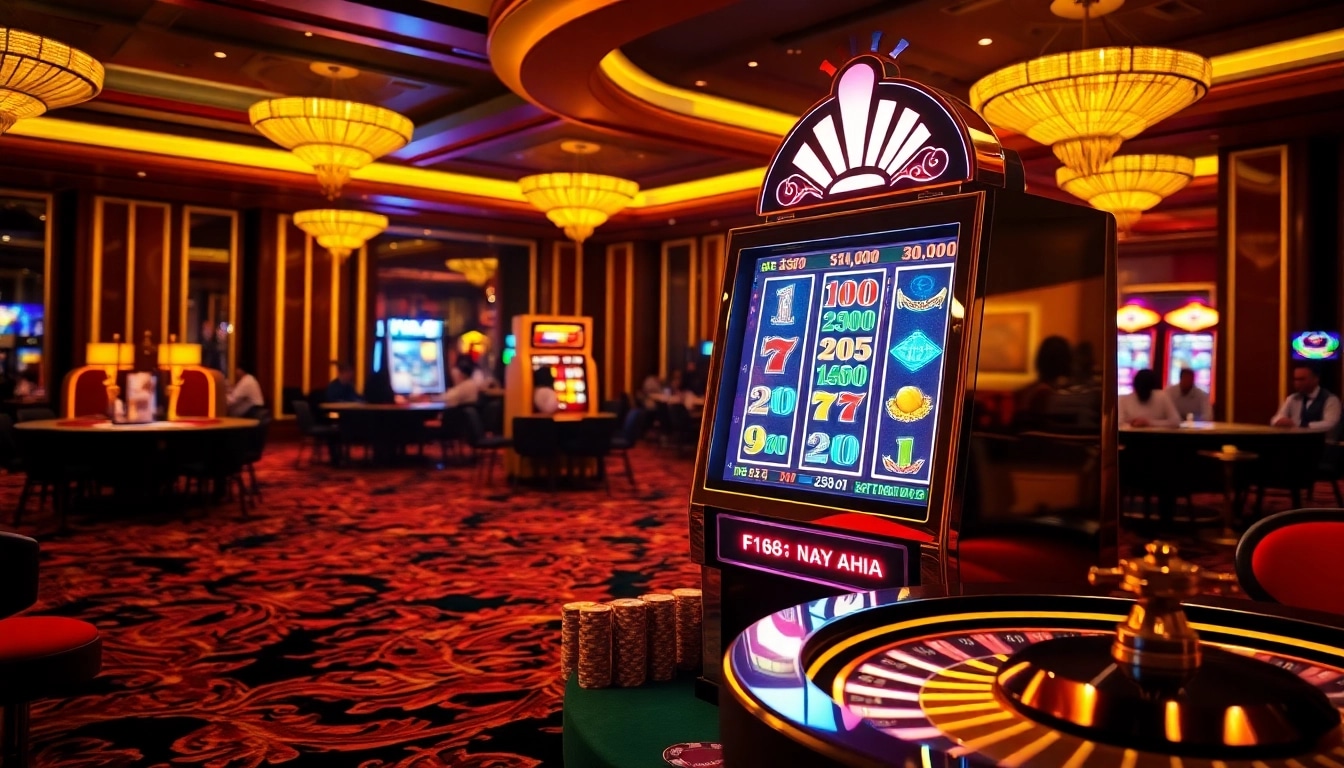Experience F168 Nổ Hũ with vibrant slots and thrilling casino atmosphere.