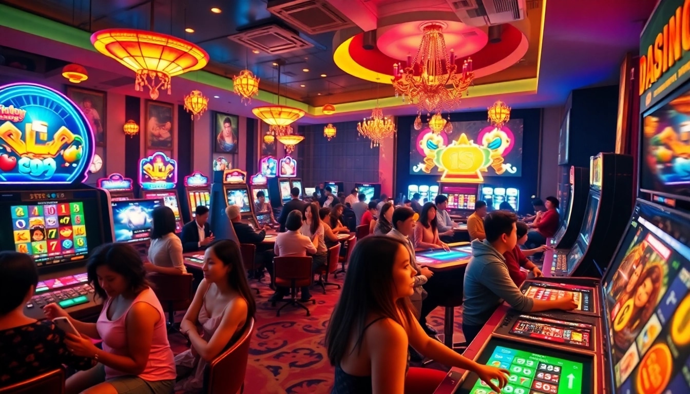 Dynamic online casino experience featuring Slvip with diverse players and engaging gaming.