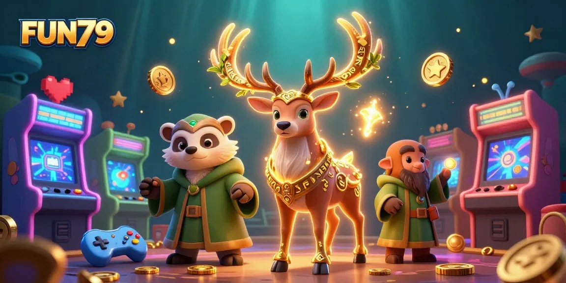 Engage with FUN79's immersive gaming experience featuring vibrant characters and dynamic game elements.