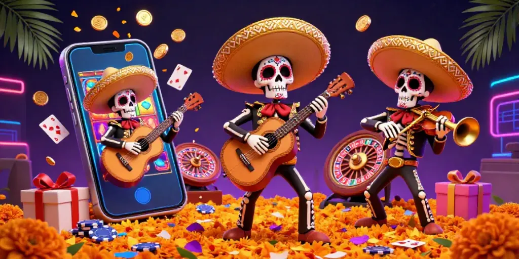Experience e39 trang chủ with a vibrant mariachi band and immersive slot gaming elements.