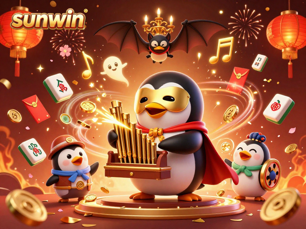 Experience wins at sunwin with a lively 3D scene of casino games and luck-filled characters.