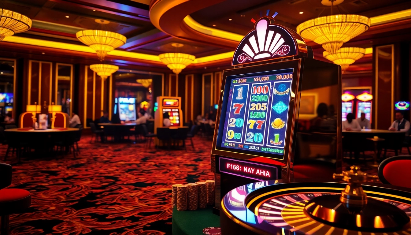Experience F168 Nổ Hũ with vibrant slots and thrilling casino atmosphere.