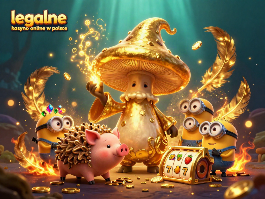 Experience the excitement of legalne kasyno online w polsce with magical casino characters and vibrant gaming elements.