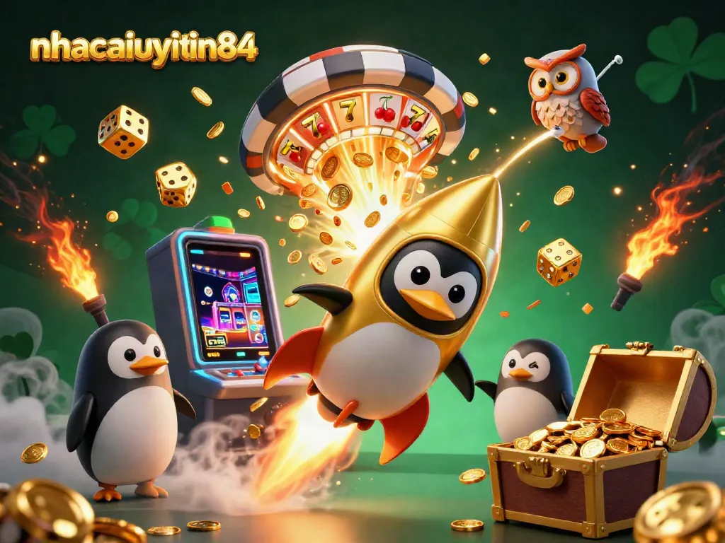Experience thrilling jackpots and vibrant casino animations with nhacaiuytin84's amazing graphics.