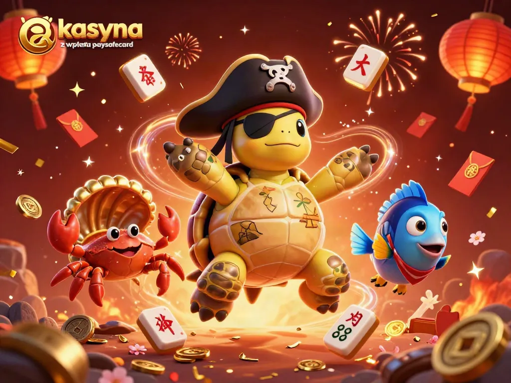 Engage in kasyna z wplata paysafecard with colorful 3D characters and dynamic casino elements.