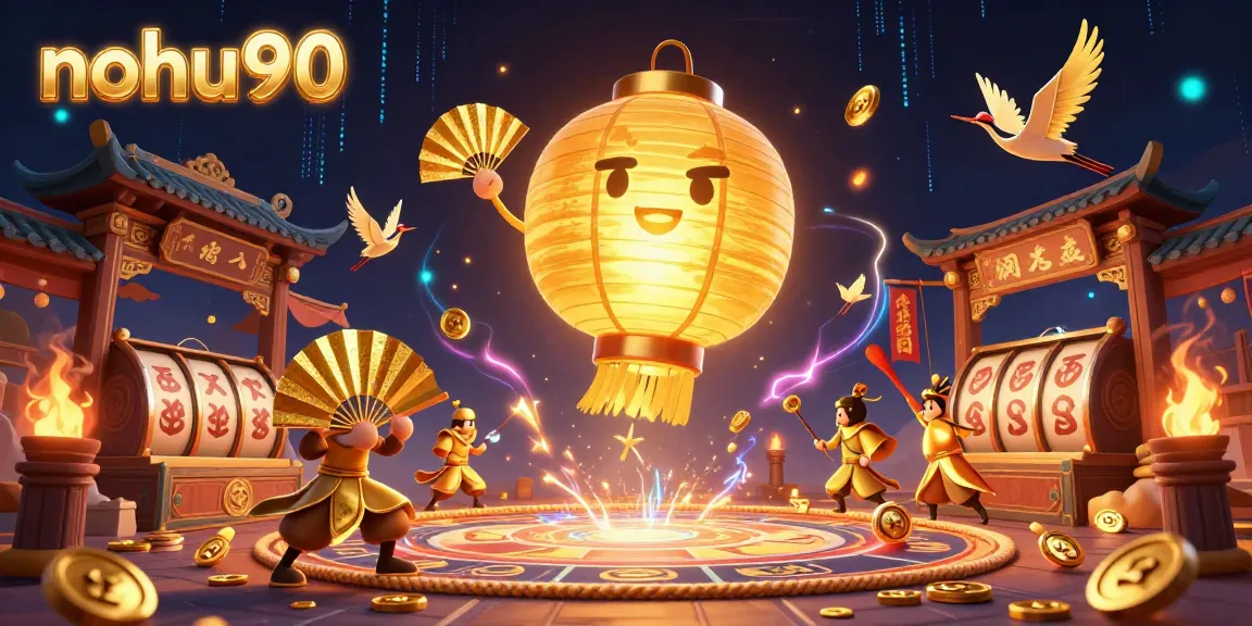 Experience thrilling gameplay at nohu90 with vibrant casino elements and dynamic characters.