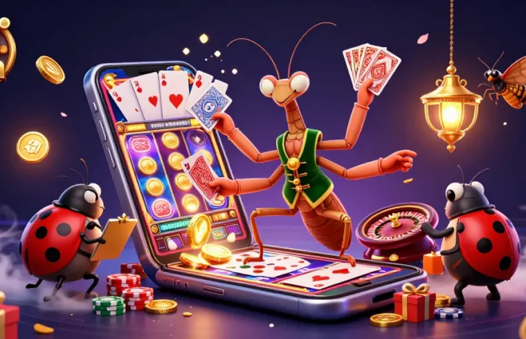 Experience thrilling gameplay at 11 win with animated casino characters amidst vibrant slot action.